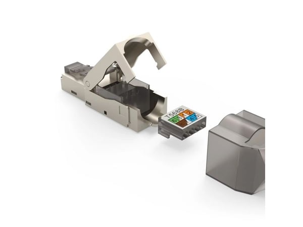 Hama 00200793, RJ45, harmaa, Cat6a, 5 kpl