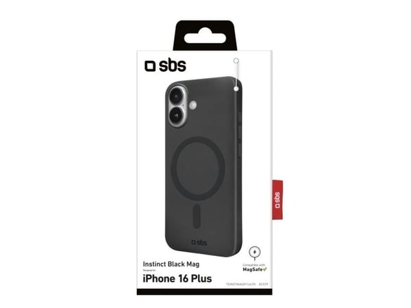 SBS TEINSTMAGIP1667K, Etui, Apple, iPhone 16 Plus, 17 cm (6.7"), Svart
