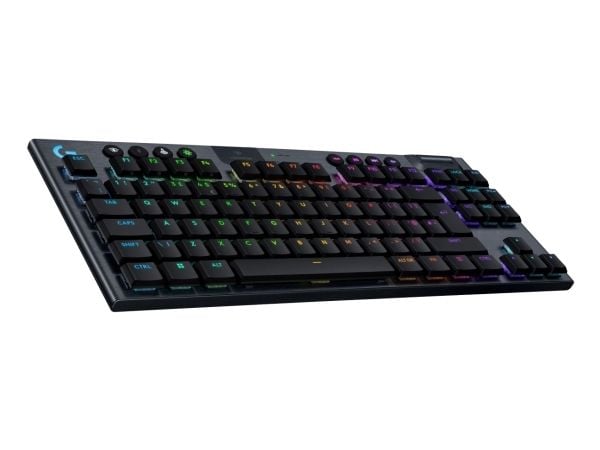 Logitech G G915 X - Näppäimistö - LIGHTSPEED - TKL - taustavalaistu - langaton - Bluetooth 5.0, 2,4 GHz, USB - AZERTY - Ranskalainen - avainliitin:...