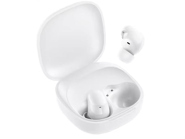 Xiaomi Redmi Buds 6 Play - True wireless-hörlurar med mikrofon - inuti örat - Bluetooth - vit