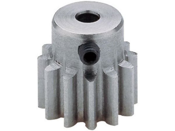 Reely ståltannhjul modultype 1.0 boringsdiameter 3,2 mm 14 tenner