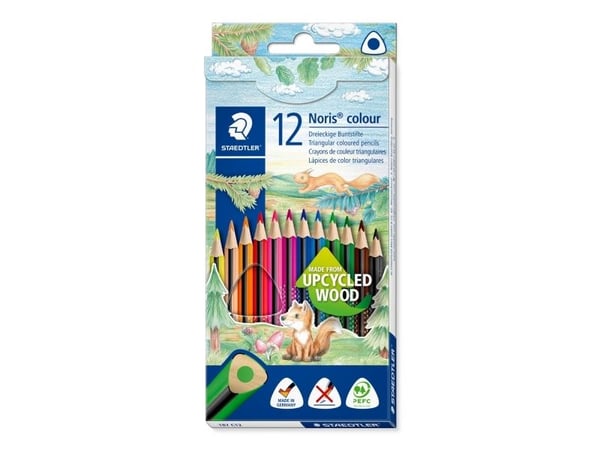 STAEDTLER Noris colour - Fargeblyant - assorterte skinnende farger (en pakke 12)