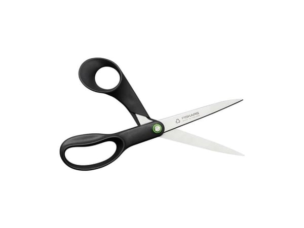 Fiskars 1074547, Voksen, Rett kutt, Single/enkelt, Sort, Rustfritt stål, Rustfritt stål, Universell