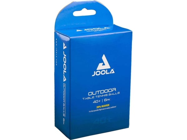 Joola baller til bordtennis Joola Outdoor Ball, hvite - 6 stk