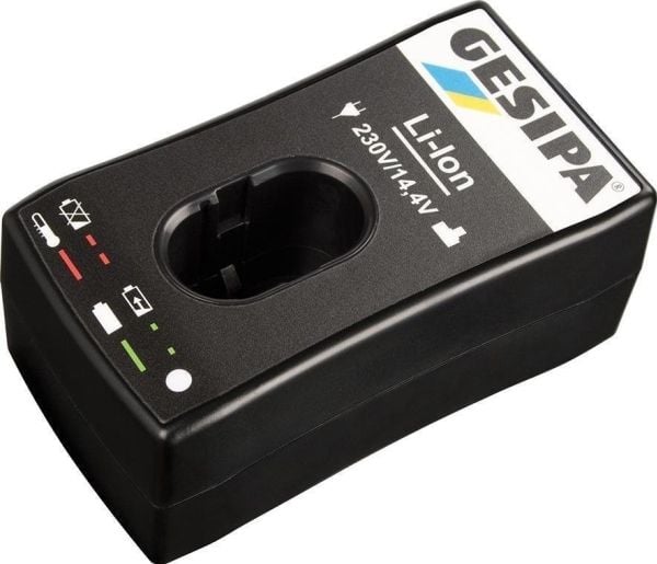 Gesipa lader 14,4V for Gesipa Li-Io ikke for Gesipa Ni-Cd batterier! Lynoplader 1457282