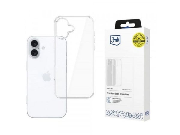 3MK Clear Case, Etui, Apple, Iphone 16 Plus, 17 cm (6.7"), Gjennomsiktig