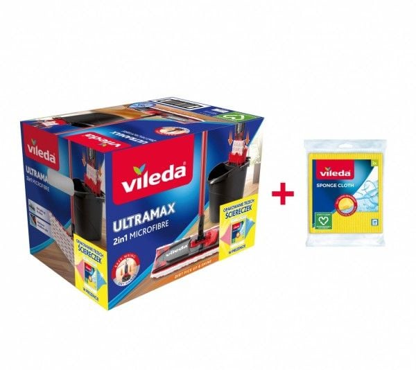 Vileda Ultramax Box mopp + klut 3 stk.
