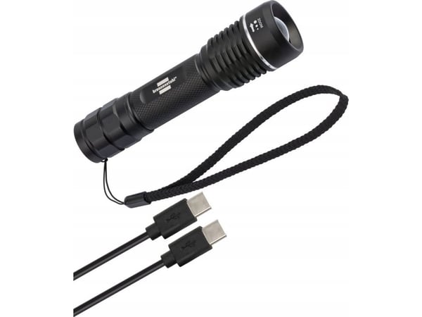 Brennenstuhl 1178600402, Lommelykt, Sort, Metall, IP67, LED, 600 lm