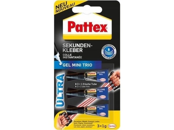 Pattex 9H PSMG3, Gel, Blåsa, 3 styck