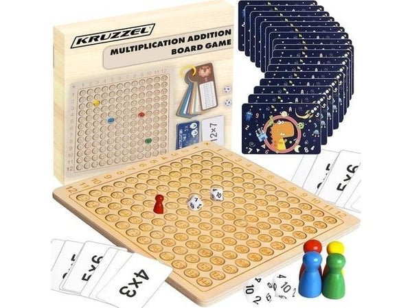 Kruszell multiplikasjonstabell - brettspill Kruzzel 24639