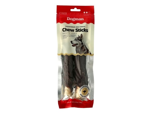 DOGMAN Purutikut strutsilla 20cm