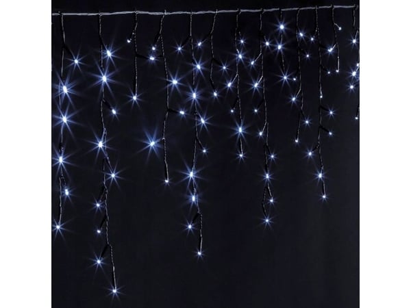 Fééric Lights and Christmas lysgardin, is-søyler, 120 LED