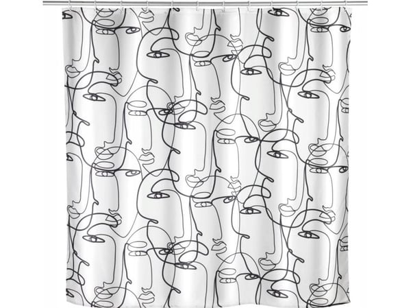 Wenko FACES dusjskjerm med antikalkbelegg 180 x 200 cm