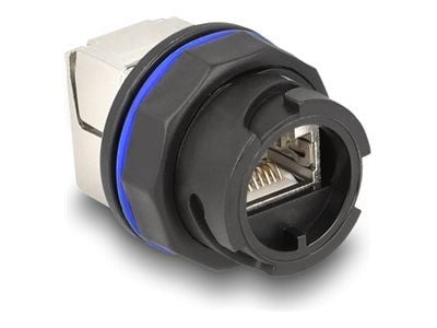 Delock - Nettverkkontakt - Field Term RJ45 (hann) til LSA - STP - CAT 6a - svart