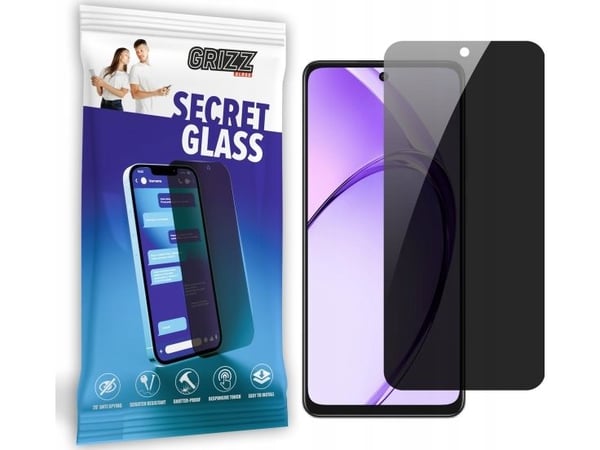 GrizzGlass GrizzGlass SecretGlass personvernglass for Oppo A3 4G