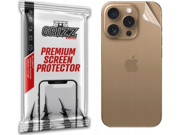 GrizzGlass Folia na tyl GrizzGlass SatinSkin do Apple iPhone 16 Pro