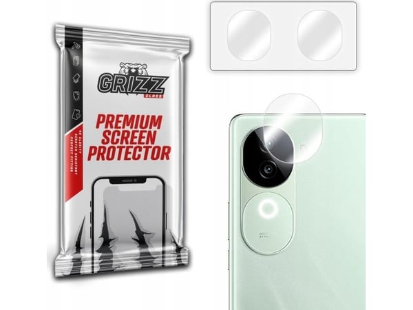 Kameraglassbeskytter GrizzGlass HybridGlass til Vivo iQOO Z9s