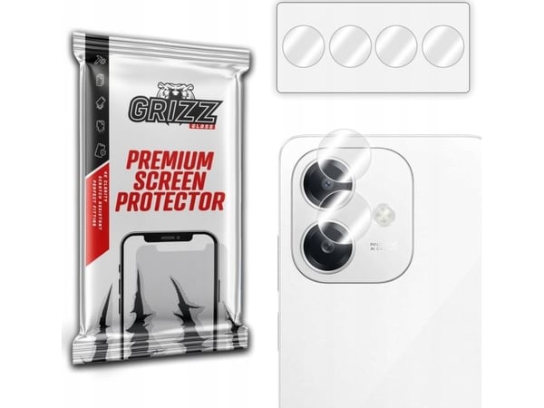 GrizzGlass Szkło med aparat GrizzGlass HybridGlass-kamera til Oppo A3x 5G