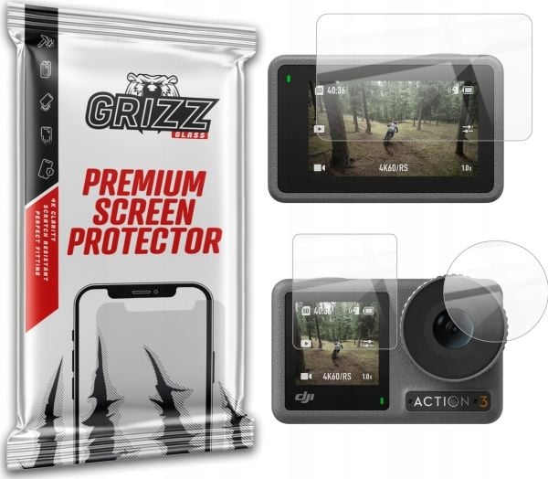 GrizzGlass GrizzGlass CeramicFilm Keramisk film for DJI Osmo Action 3