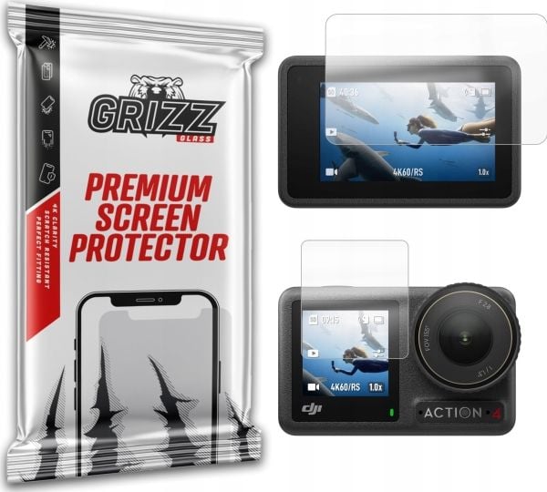 GrizzGlass matt film GrizzGlass PaperScreen för DJI Osmo Action 4