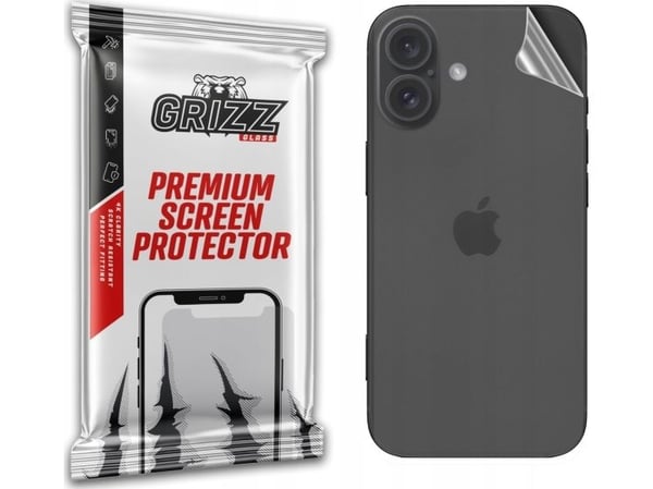 GrizzGlass Folia na tyl GrizzGlass SatinSkin do Apple iPhone 16 Plus