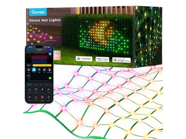 Govee H6810 utendørs nettlys LED | 1,2 m x 1,2 m