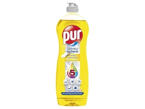 Pur Pur oppvaskmiddel 750 ml – Soda Effect Lemon Extra