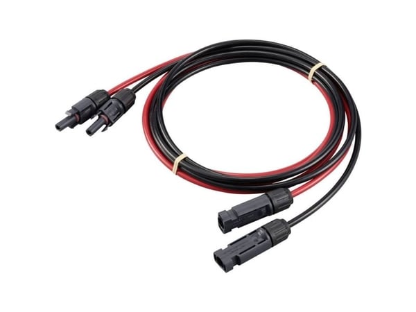 Sygonix SY-6407666 solstik 4 mm² (plugg og sokkel), kabel 2 m