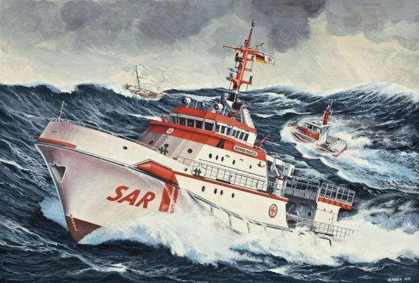 Revell DGzRS Hermann Marwede, Redningsfartøymodell, Monteringssett, 1:20, DGzRS Hermann Marwede, Ekspert, 1 stykker