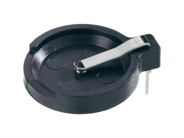 Keystone Electronics 502 knapcelleholder 1x CR 1616/CR 1620/CR 1625/CR 1632, horisontal THT (Ø x H) 19 x 11 mm Keystone Electronics 502 knapcelleholder 1x CR 1616/CR 1620/CR 1625/CR 1632, horisontal THT (Ø x H) 19 x 11 mm