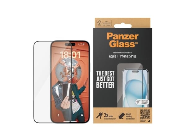 PanzerGlass - - för Apple iPhone 15 Plus