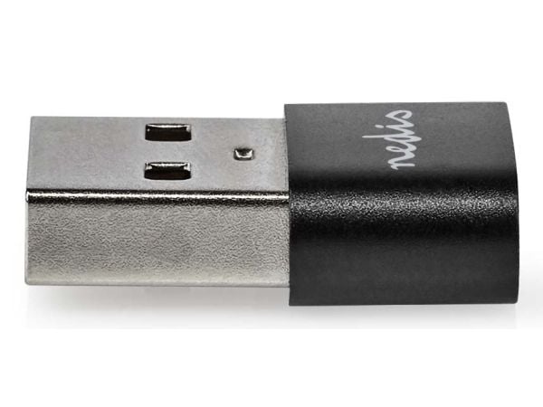 Nedis CCGB60920BK, USB-A, USB-C, musta