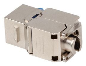 Lanberg - Modulär insättning - CAT 6a - FTP - RJ-45 - silver