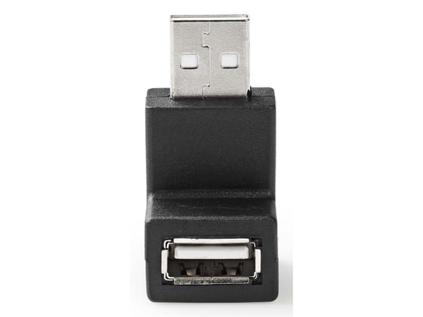 Nedis CCGB60930BK, USB-A, USB-A, Sort