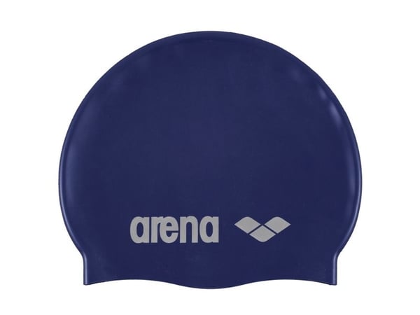 Arena Classic Silicone Cap, Blå, Sølv, Cap, Unisex, Voksen, Cross training, Svømming, Silikon