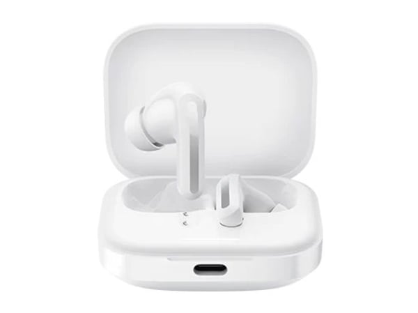 Xiaomi Buds 5 - True wireless-hodetelefoner med mikrofon - i øret - Bluetooth - aktiv støydemping - keramisk hvit