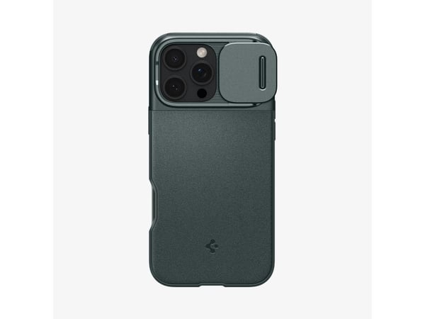 Spigen Optik Armor (MagFit), Etui, Apple, iPhone 16 Pro, 16 cm (6.3"), Grønn