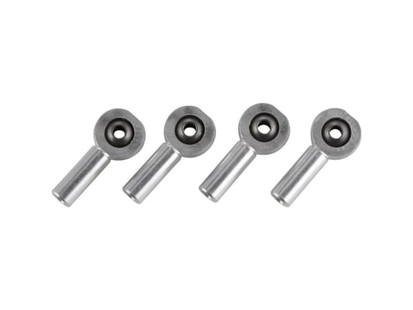 Modelcraft leddhode i aluminium med innvendig gjenge M2, 4 stk.