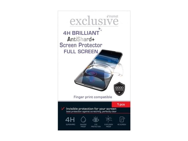 Insmat Exclusive AntiShard - Skjermbeskyttelse for mobiltelefon - film - gjennomsiktig - for Samsung Galaxy A16, A16 5G, A17, A17 5G, A26