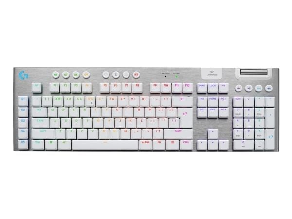 Logitech G G915 X - Tastatur - LIGHTSPEED - bakgrunnsbelyst - trådløs - Bluetooth 5.0, 2.4 GHz, USB - QWERTY - US International - tastsvitsj: GL Ta...