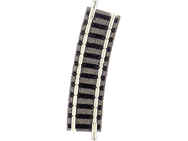 9127 N Fleischmann piccolo (med ballast) Bøyd spor 15° 225,6 mm