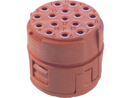 Lapp EPIC SIGNAL M23, suora, naarasliitin, 50 V, 7 A, ruskea, metallia