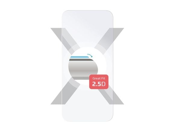 FIXED - Skjermbeskyttelse for mobiltelefon - 2.5D - glass - blank - for Apple iPhone 16 Plus