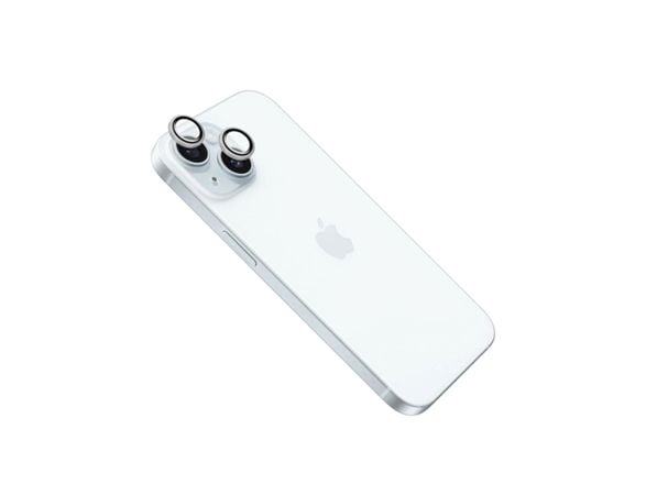 FIXED - Linsebeskytter for mobiltelefon - sølv - for Apple iPhone 16, 16 Plus