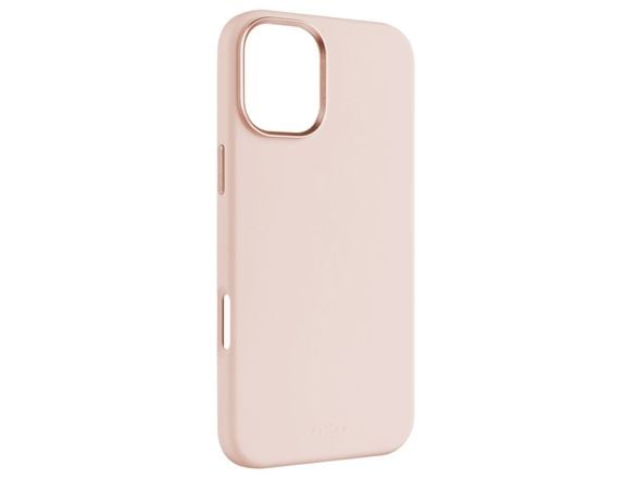 Fixed MagFlow - Baksidedeksel for mobiltelefon - MagSafe-samsvar - væskesilikon - rosa - for Apple iPhone 16 Plus