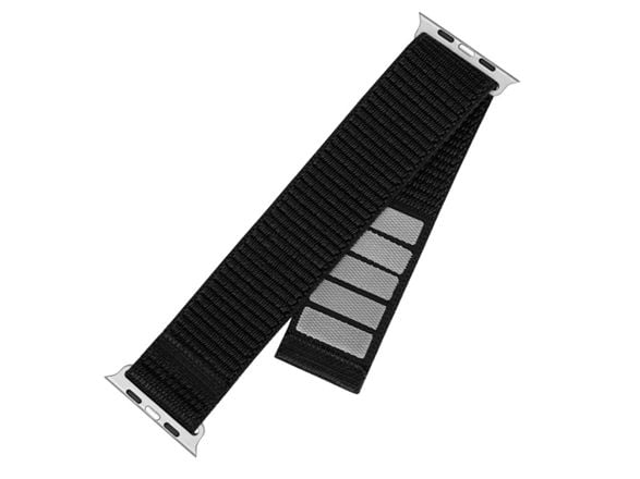 Fixed Fixed | Urheiluranneke Apple Watch 42/44/45mm | 160-210 mm | Musta | Nylon | Nylon