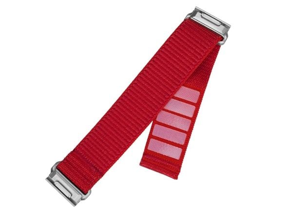 FIXED - Sløyfe for smart armbåndsur - 26 mm, nylon - 160-210 mm - rød - for Coros Vertix 2; Garmin Fenix 7X; Enduro 2; epix Pro; Instinct 2X; quati...