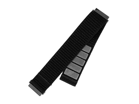 FIXED - Klokkestropp for smart armbåndsur - nylon, quick release, 20 mm - 160-210 mm - svart