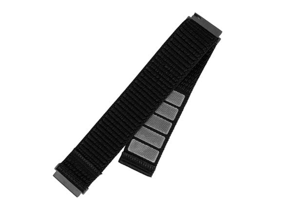 FIXED - Klokkestropp for smart armbåndsur - nylon, quick release, 22 mm - 160-210 mm - svart