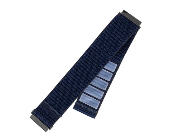 FIXED - Klokkestropp for smart armbåndsur - nylon, quick release, 22 mm - 160-210 mm - mørk blå